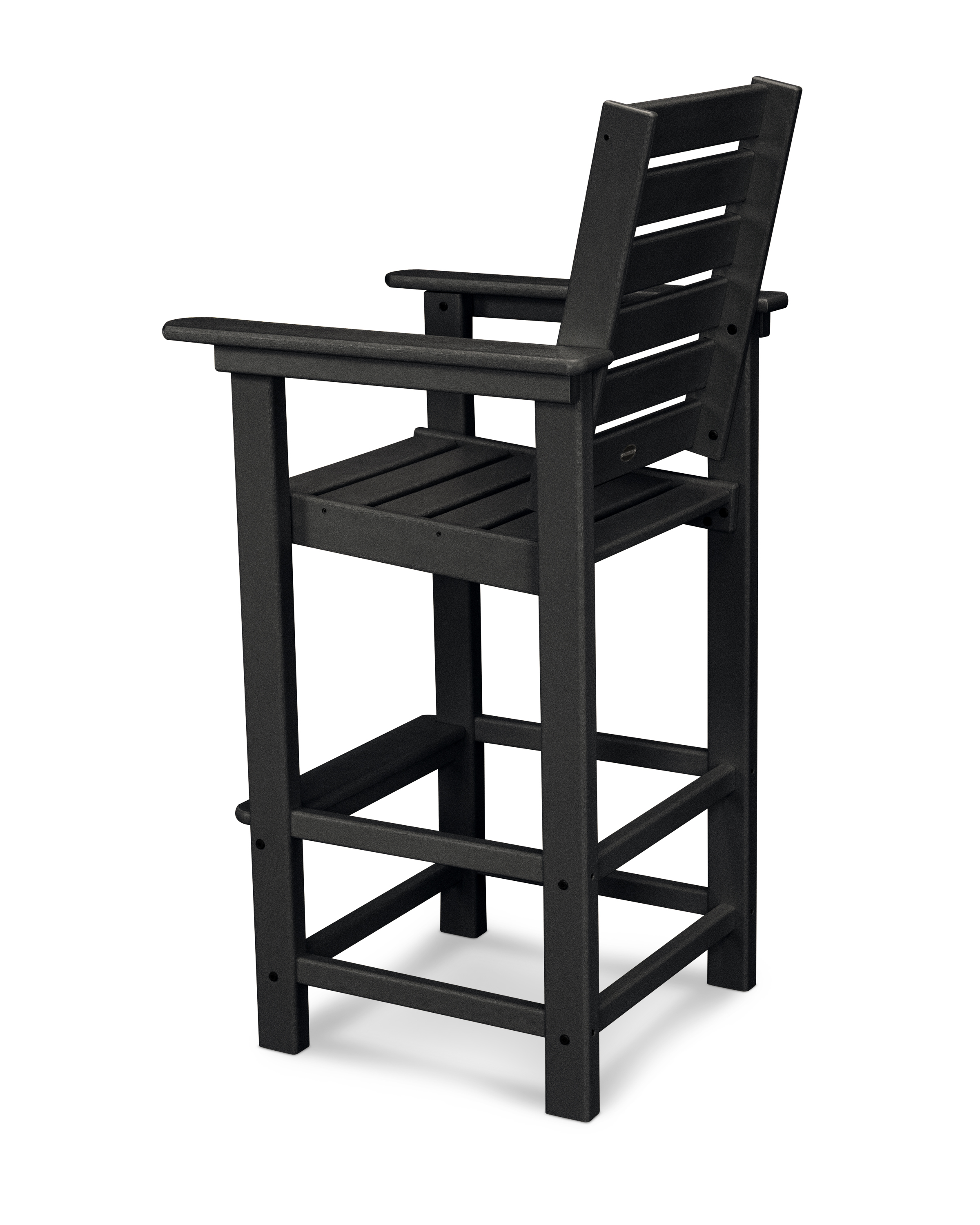 By Itself Or Paired With One Of Our Bar Height Tables, This Tall Chair Adds Contemporary Style To Any Outdoor Entertainment Area. Polywood Furniture Is Constructed Of Solid Polywood Lumber That