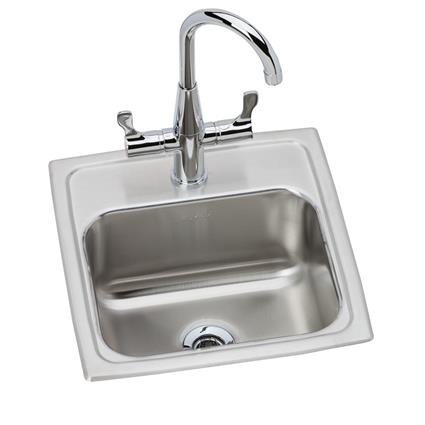 SS 15x15x7.1 Single Drop-in Sink Kit