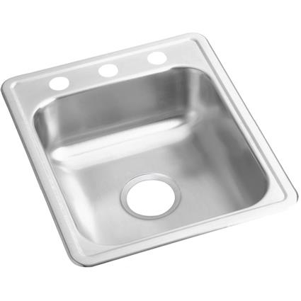 SS 17x21.2x6.5 Single Drop-in Sink