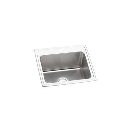 SS 25x21.2x10.1 Single Drop-in Sink