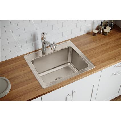 SS 25x22x12.1 Single Drop-in Sink