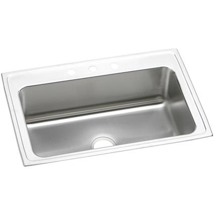 SS 33x22x10.1 Single Drop-in Sink