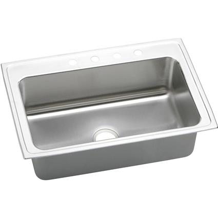 SS 33x22x10.1 Single Drop-in Sink