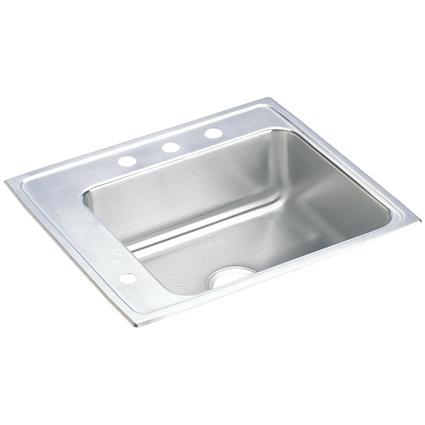 SS 25x22x6.5 Single Drop-in ADA Sink