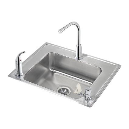 SS 28x22x4.5 Single Drop-in Sink Kit