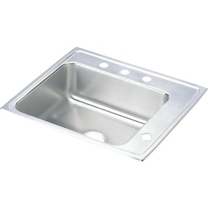 SS 25x22x7.6 Single Bowl Drop-in Sink