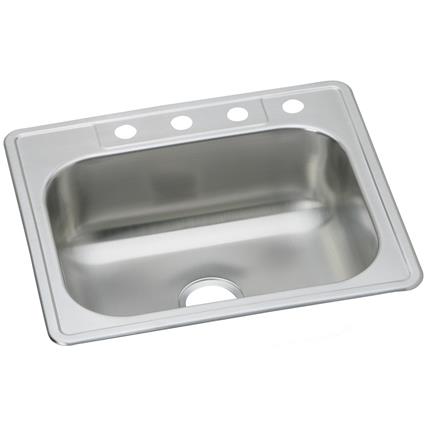SS 25x22x8.1 Single Bowl Drop-in Sink