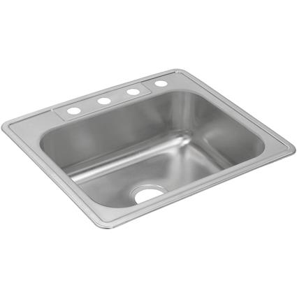 SS 25x22x8.2 Single Bowl Drop-in Sink