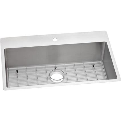 SS 33x22x9 Single Dual Mt Sink Kit