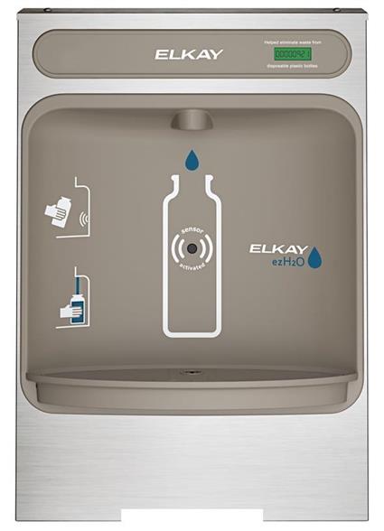Elkay EZH2O Bottle Filling Station Surface Mount, Non-Filtered Non-Refrigerated Stainless