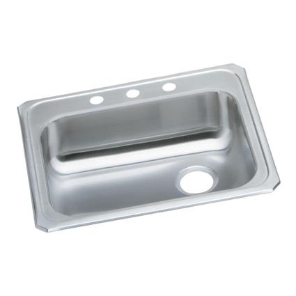 SS 25x21.2x5.3 Single Drop-in Sink