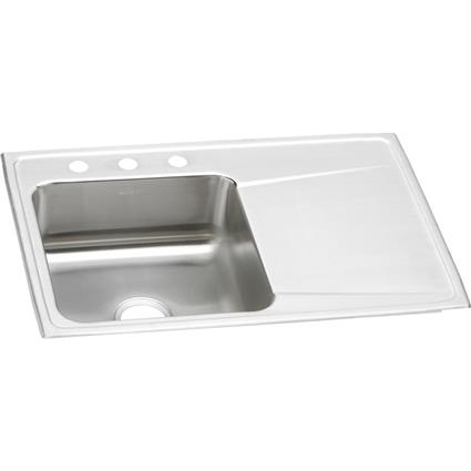 SS 33x22x7.6 Single Drop-in Sink