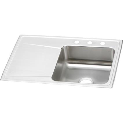 SS 33x22x7.6 Single Drop-in Sink