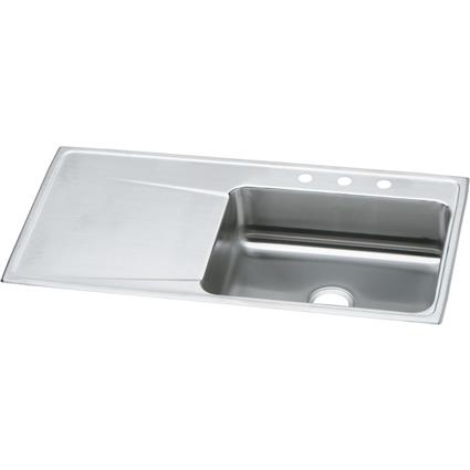 SS 43x22x7.6 Single Drop-in Sink