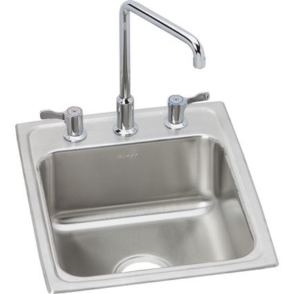 SS 17x20x7.6 Single Drop-in Sink Kit