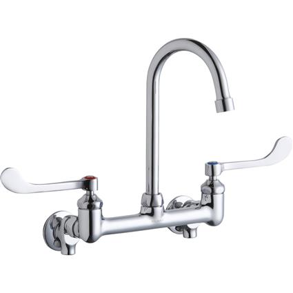 Wall Faucet with 5" Gneck Spout