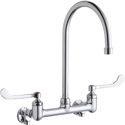 Wall Faucet with 8" Gneck Spout