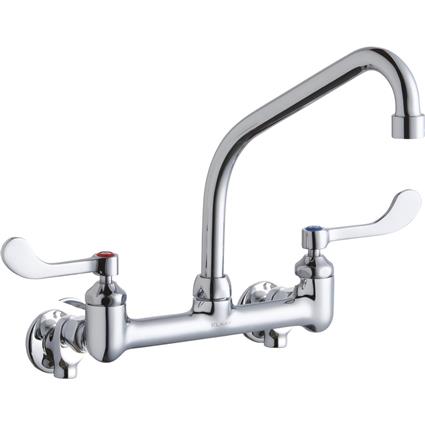 Wall Faucet 8" High Arc Spout 4" Handle