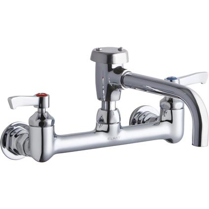 Wall Faucet 7" Vented Spout 2" Handle CR