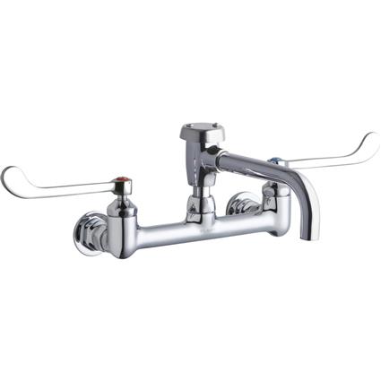 Wall Faucet w/ 7" Vented Spout 6" Handle