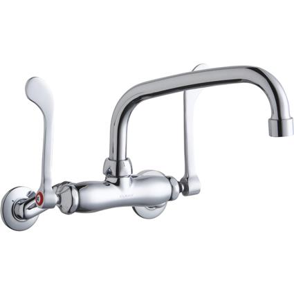 Wall Faucet 8" Arc Tube Spout 2in Inlet
