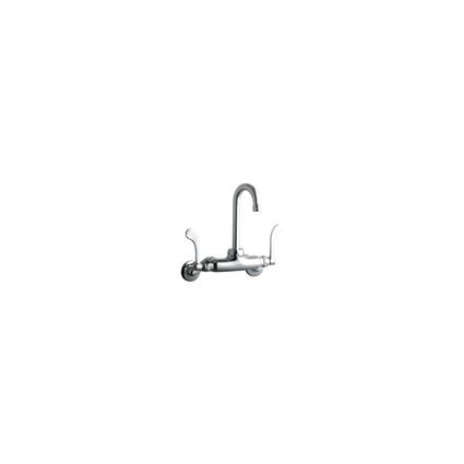 Wall Faucet w/ 4" Gneck Spout 2in Inlet