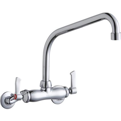 Wall Faucet with 10" High Arc Spout CR