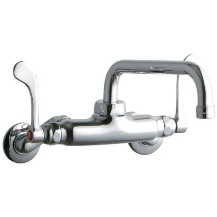 Wall Faucet 8" Tube Spout 4in Hndl 2" CR