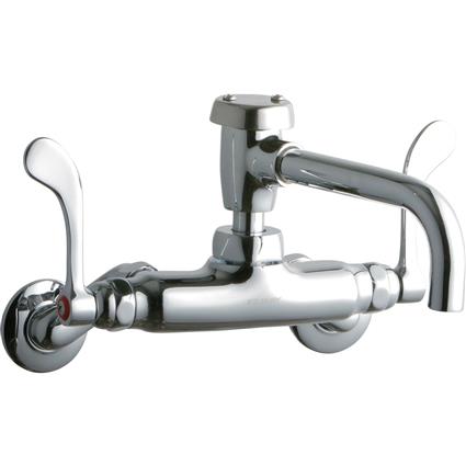 Wall Faucet w/ 7" Vented Spout 2in Inlet