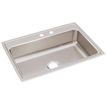 SS 31x22x7.6 Single Bowl Drop-in Sink