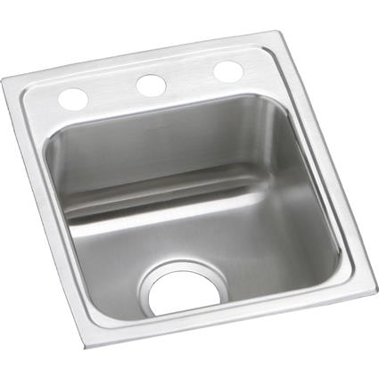 SS 15x17.5x5.5 Single Drop-in Sink