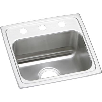 SS 17x16x4 Single Drop-in ADA Sink