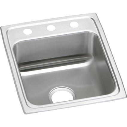 SS 17x20x5 Single Drop-in ADA Sink