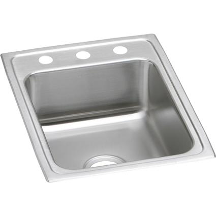 SS 17x22x6.5 Single Drop-in ADA Sink