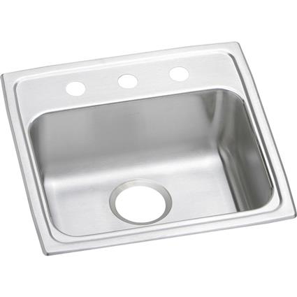 SS 19.5x19x5.5 Single Drop-in Sink