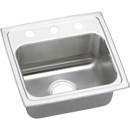 SS 17x16x5.5 Single Drop-in ADA Sink
