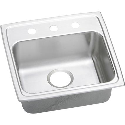 SS 19x18x6 Single Drop-in ADA Sink