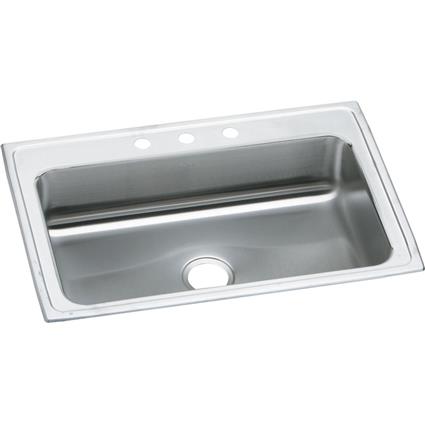 SS 33x22x7.2 Single Bowl Drop-in Sink