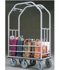 49.5" Glaro Glider Premium Bellman Cart with 6 Pneumatic Wheels - With Numerous Color Choices
