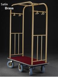 41.5" Glaro Glider Premium Bellman Cart with 4 Pneumatic Wheels - With Numerous Color Choices
