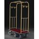 41.5" Glaro Glider Premium Bellman Cart with 6 Pneumatic Wheels - With Numerous Color Choices