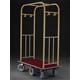 49.5" Glaro Glider Premium High Roller Bellman Cart with 6 Pneumatic Wheels - With Numerous Color Choices