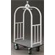 49.5" Glaro Glider Signature Bellman Cart with Ball Crown and 4 Pneumatic Wheels - With Numerous Color Choices