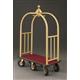 41.5" Glaro Glider Signature Bellman Cart with Ball Crown and 6 Pneumatic Wheels - With Numerous Color Choices