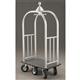 49.5" Glaro Glider Signature Bellman Cart with Ball Crown and 6 Pneumatic Wheels - With Numerous Color Choices