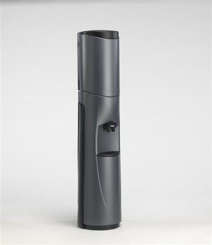 Pacifik Water Cooler with Wheel Mobility System - Charcoal with Black Trim - New technology for a whole new kind of bottled Pacifik Water Cooler, Hot & Cold