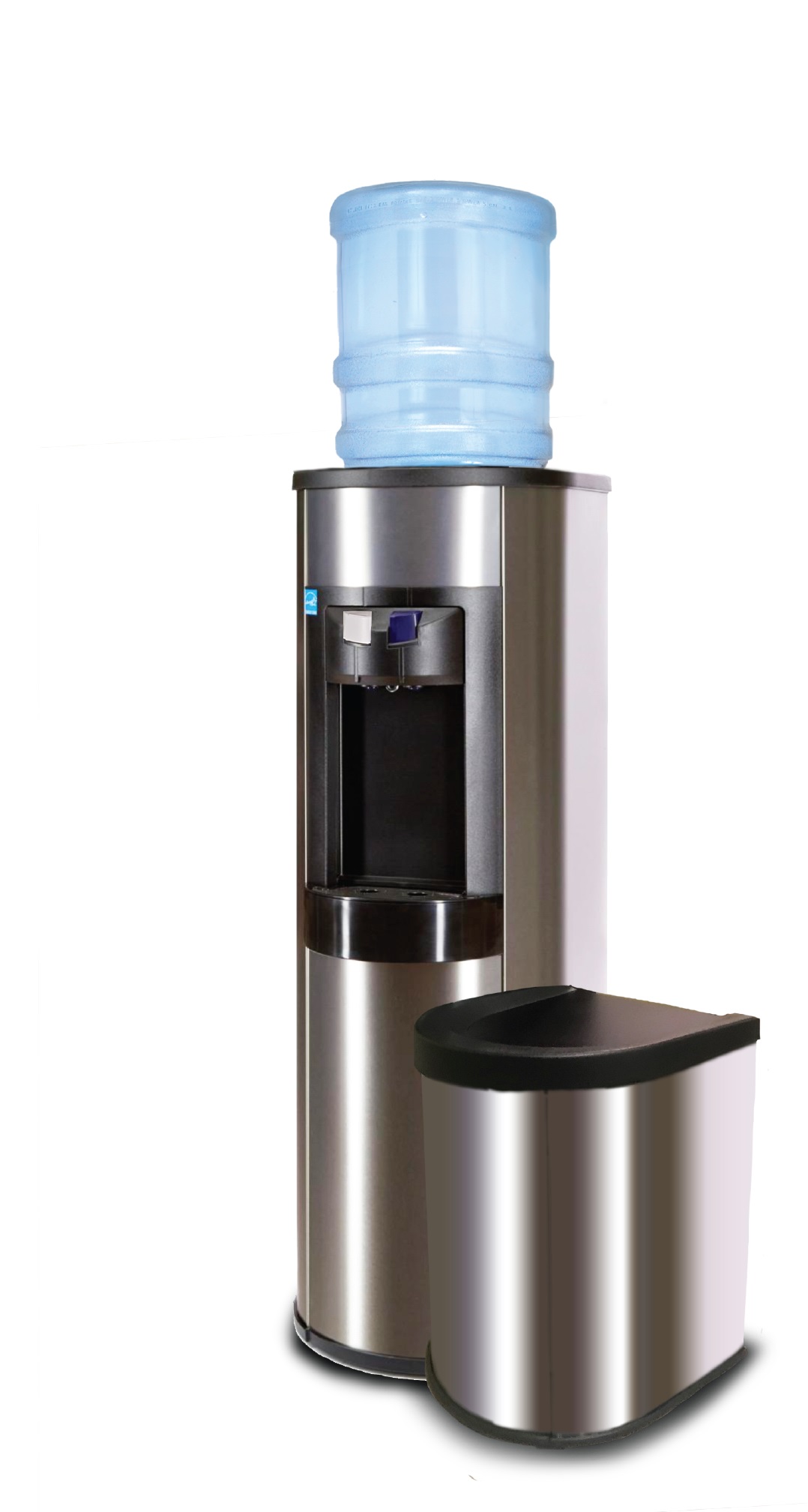 Stainless Steel & Black Water Cooler At Home Water Cooler